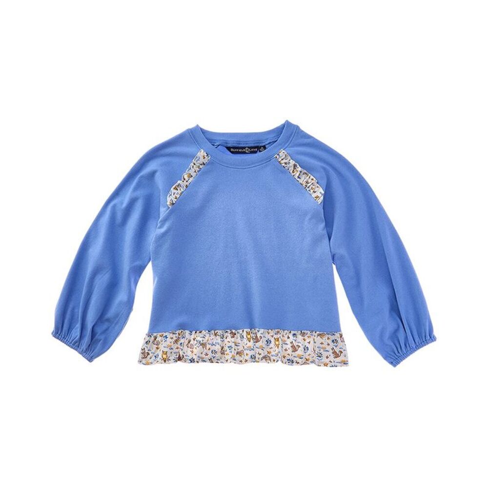 Duffield Lane Girls Deena Top, Blue